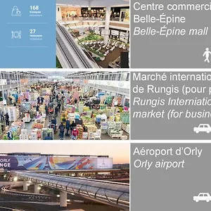 Appartement Paisible Et Bien Situe - Proche Aeroport D'orly Et Tramway Pour Paris, Thiais
